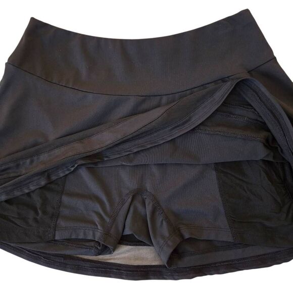 Chrissie By Tail Womens Black Tennis Pickleball Skort Size Medium - Picture 3 of 10